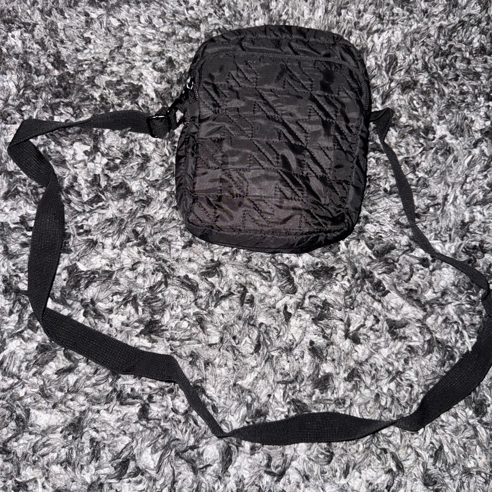Black Quilted Crossbody Bag
